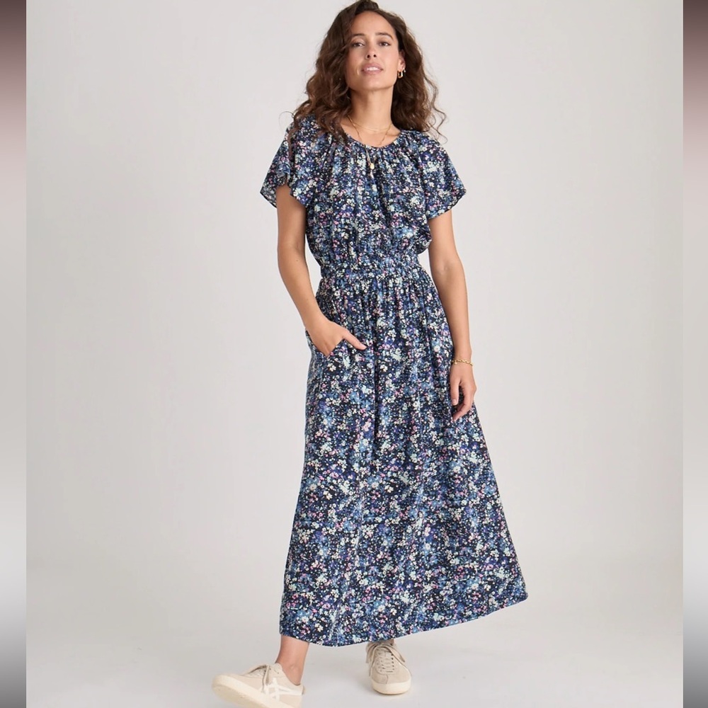 Marina Layer NWT Size XL Charlotte Maxi Dress